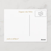 UITZICHTEN VAN WALES BRIEFKAART (Achterkant)