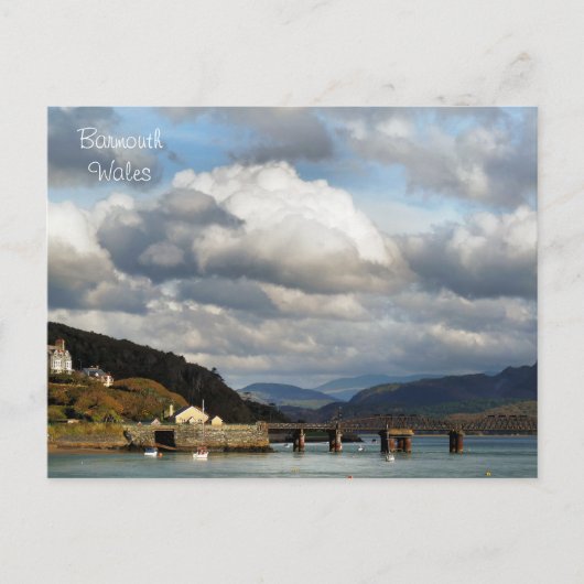 UITZICHTEN VAN WALES BRIEFKAART (Voorkant)