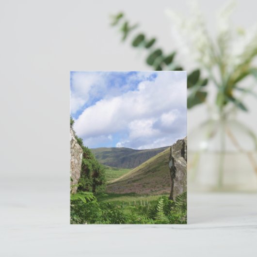 UITZICHTEN VAN WALES BRIEFKAART (Staand voorkant)