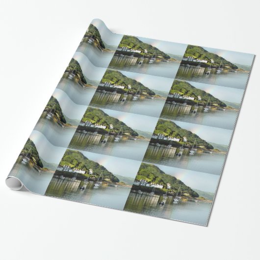 UITZICHTEN VAN WALES CADEAUPAPIER (Uitgerold)