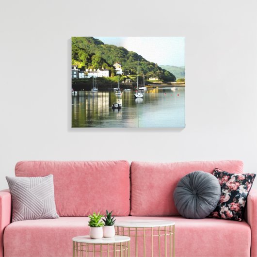 UITZICHTEN VAN WALES CANVAS AFDRUK (Insitu (Woonkamer))