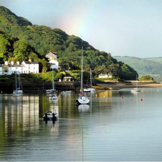 UITZICHTEN VAN WALES CANVAS AFDRUK