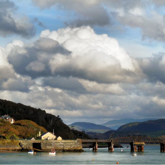 UITZICHTEN VAN WALES CANVAS AFDRUK