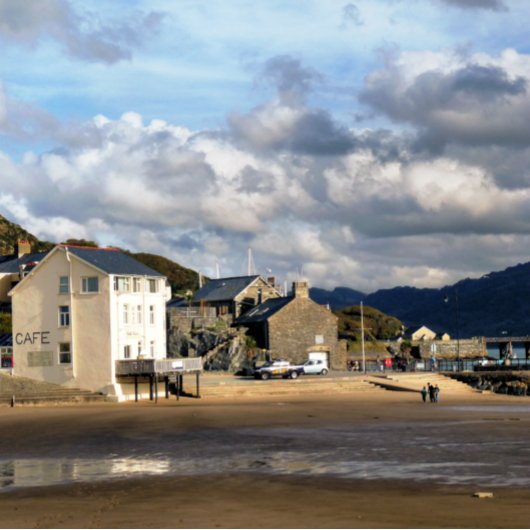 UITZICHTEN VAN WALES CANVAS AFDRUK