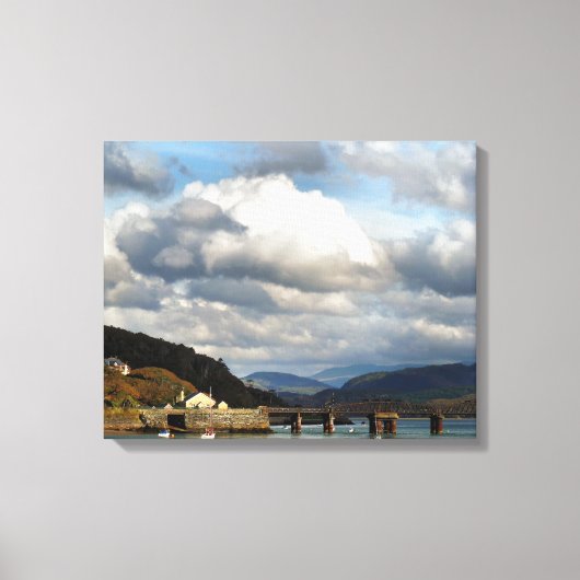 UITZICHTEN VAN WALES CANVAS AFDRUK (Voorkant)