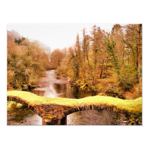 UITZICHTEN VAN WALES FOTO AFDRUK