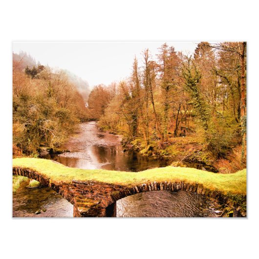 UITZICHTEN VAN WALES FOTO AFDRUK (Voorkant)