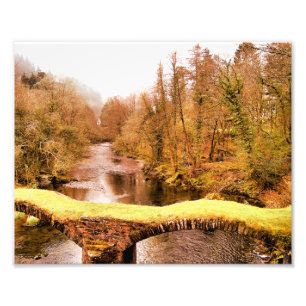 UITZICHTEN VAN WALES FOTO AFDRUK