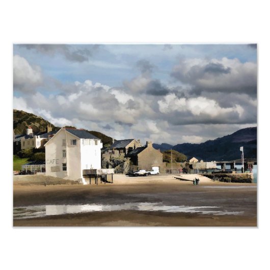 UITZICHTEN VAN WALES FOTO AFDRUK (Voorkant)