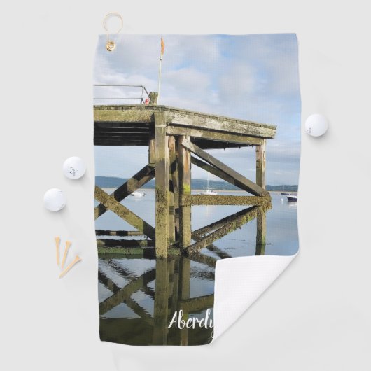 UITZICHTEN VAN WALES GOLFHANDDOEK (Insitu)