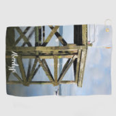 UITZICHTEN VAN WALES GOLFHANDDOEK (Horizontaal)