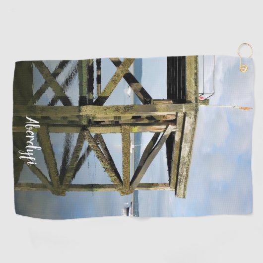 UITZICHTEN VAN WALES GOLFHANDDOEK (Horizontaal)