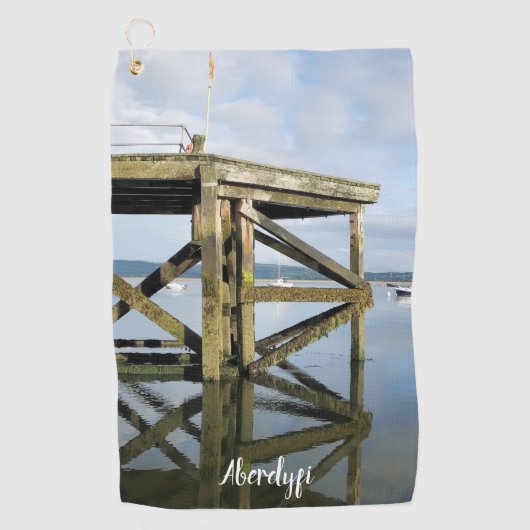 UITZICHTEN VAN WALES GOLFHANDDOEK (Voorkant)