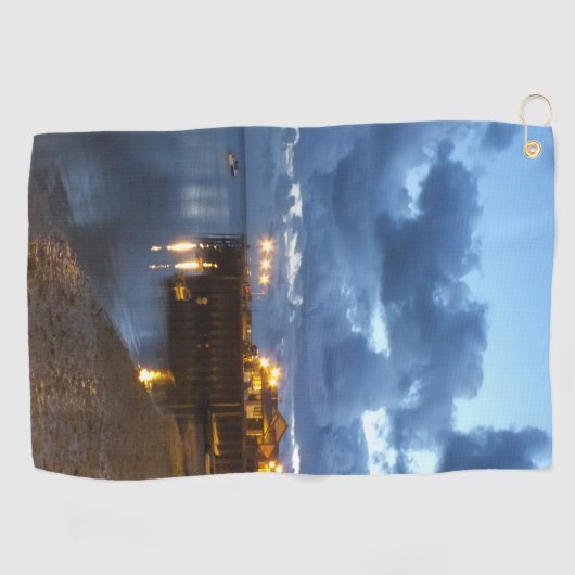 UITZICHTEN VAN WALES GOLFHANDDOEK (Horizontaal)