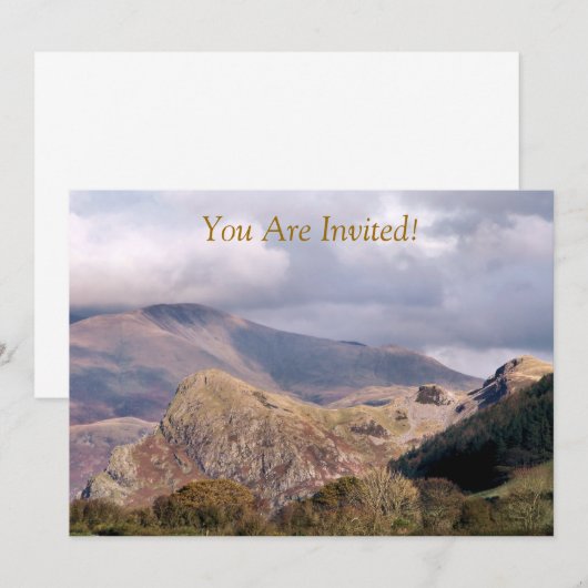 UITZICHTEN VAN WALES KAART (Voorkant / Achterkant)