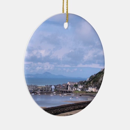 UITZICHTEN VAN WALES KERAMISCH ORNAMENT (Rechts)