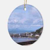 UITZICHTEN VAN WALES KERAMISCH ORNAMENT (Links)