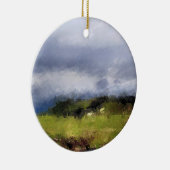 UITZICHTEN VAN WALES KERAMISCH ORNAMENT (Rechts)