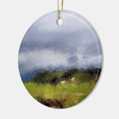 UITZICHTEN VAN WALES KERAMISCH ORNAMENT (Links)