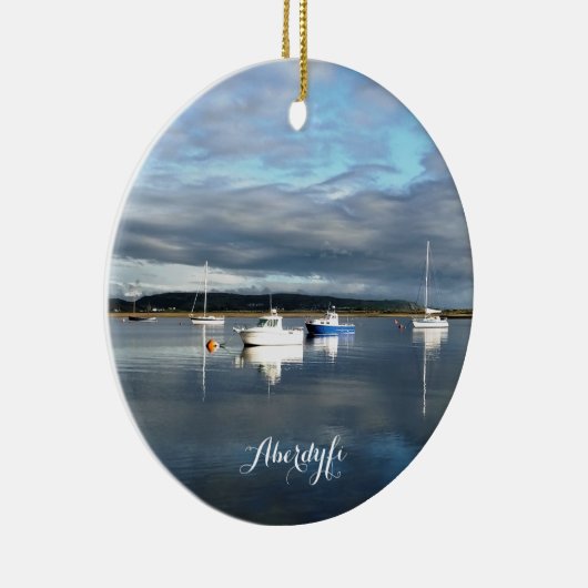 UITZICHTEN VAN WALES KERAMISCH ORNAMENT (Rechts)