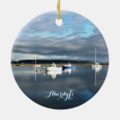 UITZICHTEN VAN WALES KERAMISCH ORNAMENT (Achterkant)