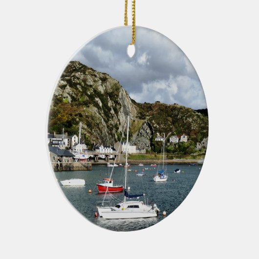 UITZICHTEN VAN WALES KERAMISCH ORNAMENT (Rechts)