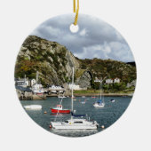 UITZICHTEN VAN WALES KERAMISCH ORNAMENT (Voorkant)