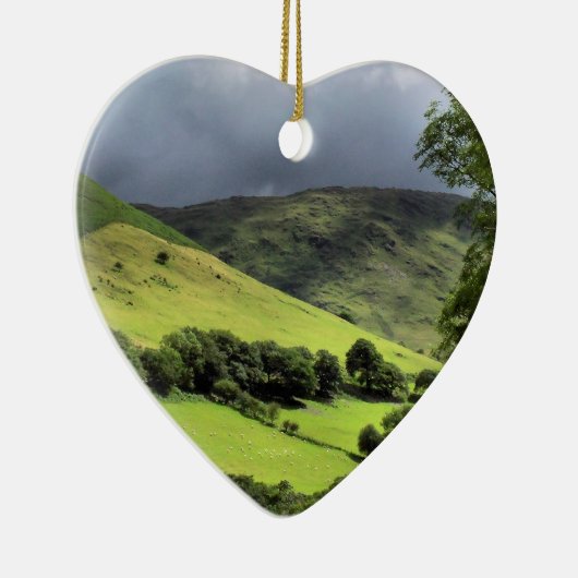 UITZICHTEN VAN WALES KERAMISCH ORNAMENT (Rechts)