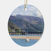 UITZICHTEN VAN WALES KERAMISCH ORNAMENT (Links)