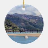 UITZICHTEN VAN WALES KERAMISCH ORNAMENT (Achterkant)