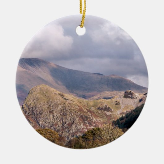 UITZICHTEN VAN WALES KERAMISCH ORNAMENT (Voorkant)