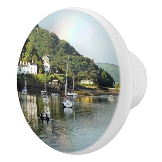 UITZICHTEN VAN WALES KERAMISCHE KNOP (Rechts)