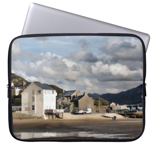 UITZICHTEN VAN WALES LAPTOP SLEEVE (Voorkant)