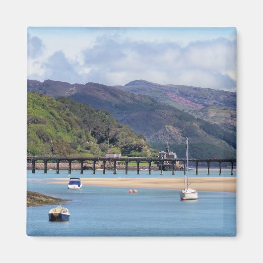 UITZICHTEN VAN WALES MAGNEET (Voorkant)