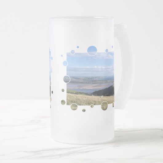 UITZICHTEN VAN WALES MATGLAS BIERPUL (Voorkant rechts)