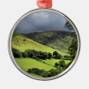 UITZICHTEN VAN WALES METALEN ORNAMENT