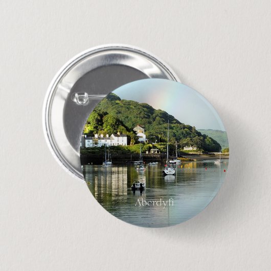 UITZICHTEN VAN WALES RONDE BUTTON 5,7 CM (Voorkant /achterkant)