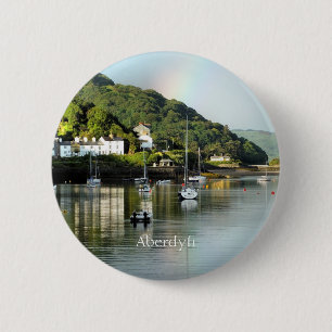 UITZICHTEN VAN WALES RONDE BUTTON 5,7 CM