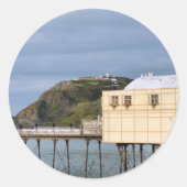 UITZICHTEN VAN WALES RONDE STICKER (Voorkant)