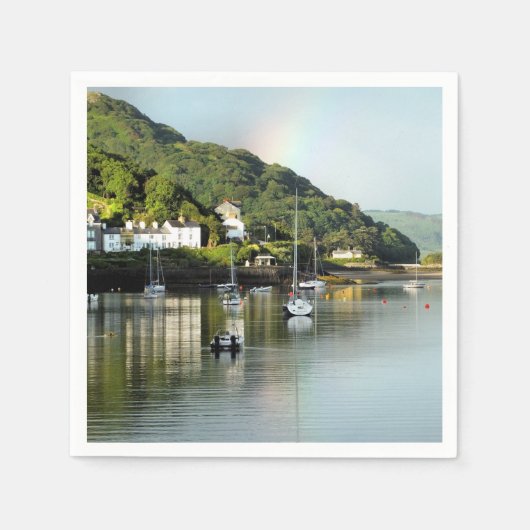 UITZICHTEN VAN WALES SERVETTEN (Voorkant)