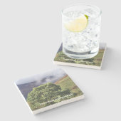 UITZICHTEN VAN WALES STENEN ONDERZETTER (Zijkant)