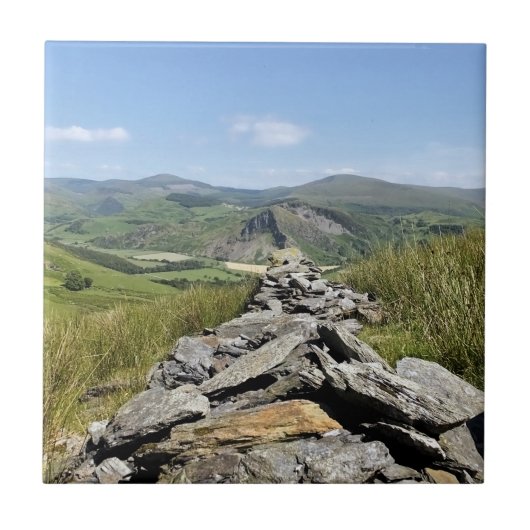 UITZICHTEN VAN WALES TEGELTJE (Voorkant)