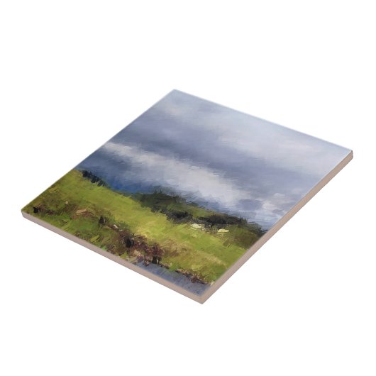 UITZICHTEN VAN WALES TEGELTJE (Zijkant)