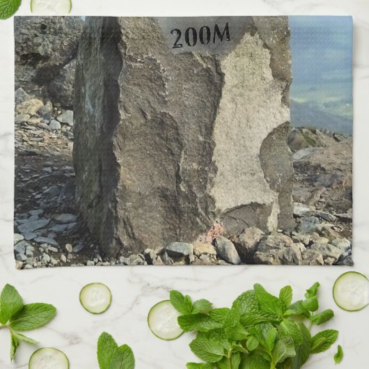 UITZICHTEN VAN WALES THEEDOEK (Gevouwen)