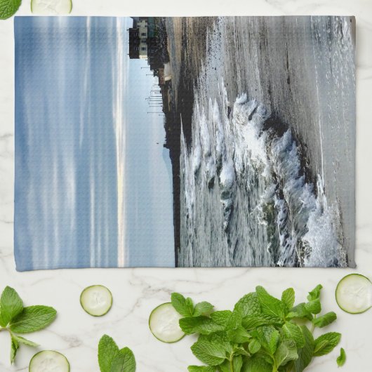 UITZICHTEN VAN WALES THEEDOEK (Gevouwen)