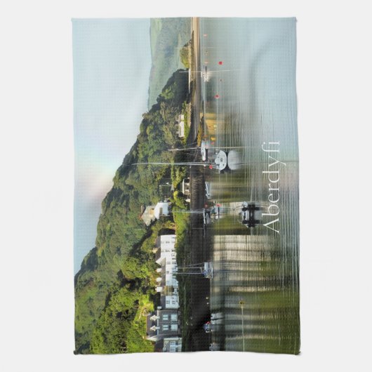 UITZICHTEN VAN WALES THEEDOEK (Verticaal)