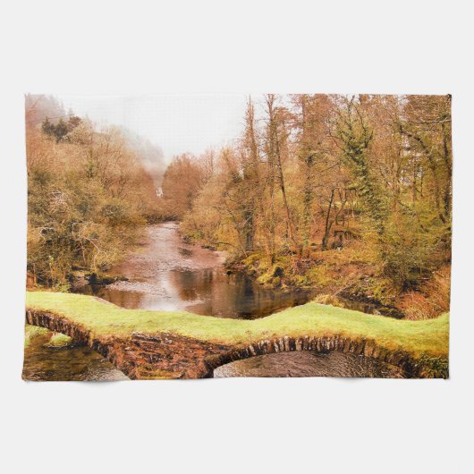 UITZICHTEN VAN WALES THEEDOEK (Horizontaal)