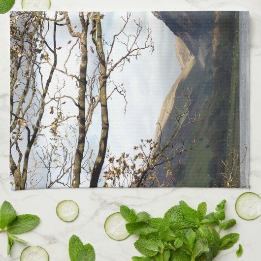 UITZICHTEN VAN WALES THEEDOEK (Gevouwen)