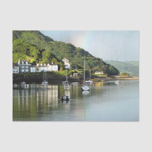 UITZICHTEN VAN WALES TISSUEPAPIER (Voorkant)