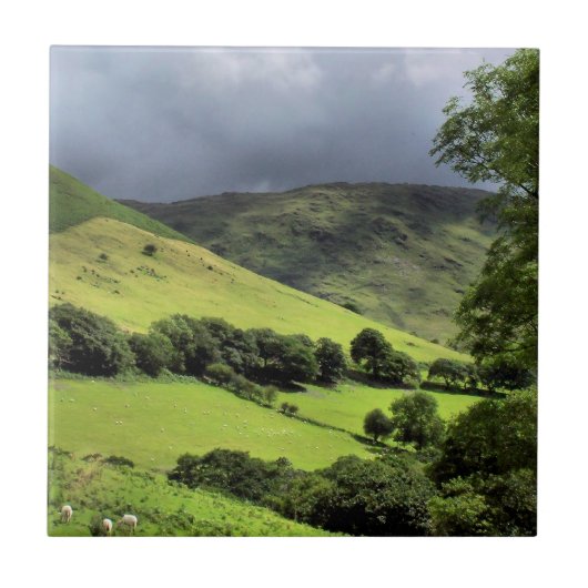 UITZICHTEN VAN WALES UK TEGELTJE (Voorkant)